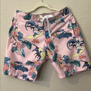 Batman Pink Board Shorts Swimwear